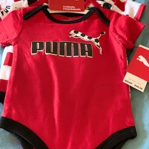 PUMA 5 pack bodysuits